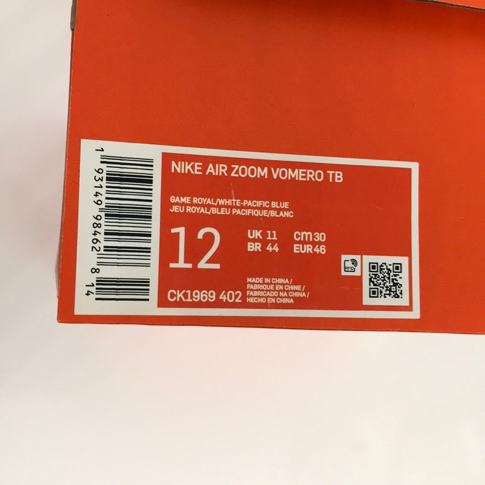 NIKE AIR ZOOM VOMERO TB - Picture 9 of 9
